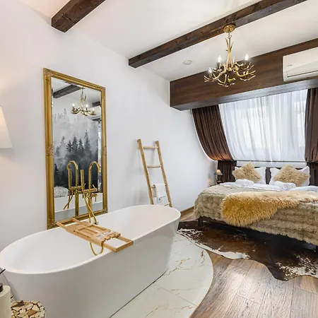 Mountain & Sunset View - Bathtub - Parking Brasov